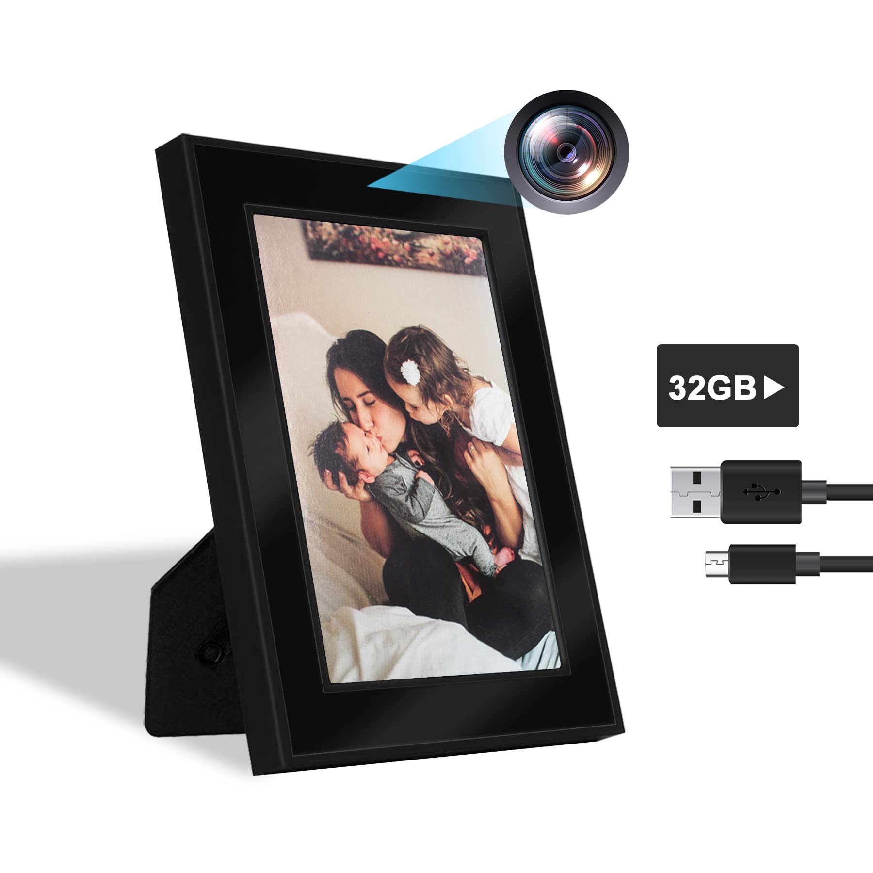 Buy Hidden Spy Camera Picture Frame - 1080P HD Wireless WiFi Nanny Cam