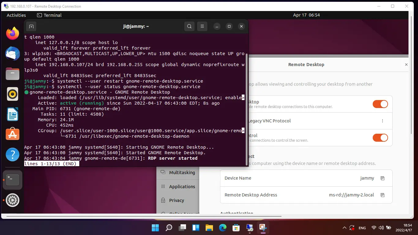Troubleshooting No Enable Legacy VNC Protocol Found on Ubuntu 24.04